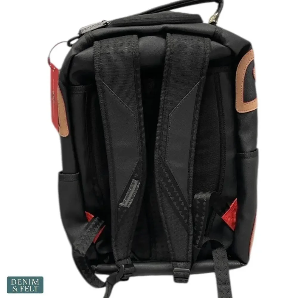 Sprayground‎ Grand Tourer Backpack Black/Tan Shark Limited Edition NWT/NEW!!